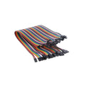 Master - 40 cables para breadboard hembra/hembra (20cm), de 2 polos, 2,54mm / 2mm