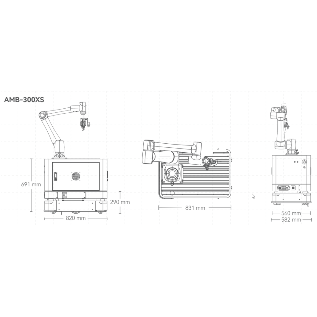 Master-AMMR - Robot mobile autonome de manipulation + chargeur pour CR/CRA