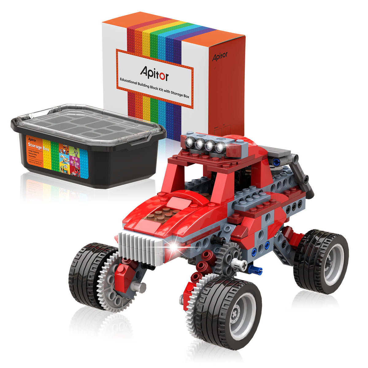 Master-Apitor Robot B 8-in-1-motorisierter Roboter (Monstertruck) - F25110710.1 - Funduino