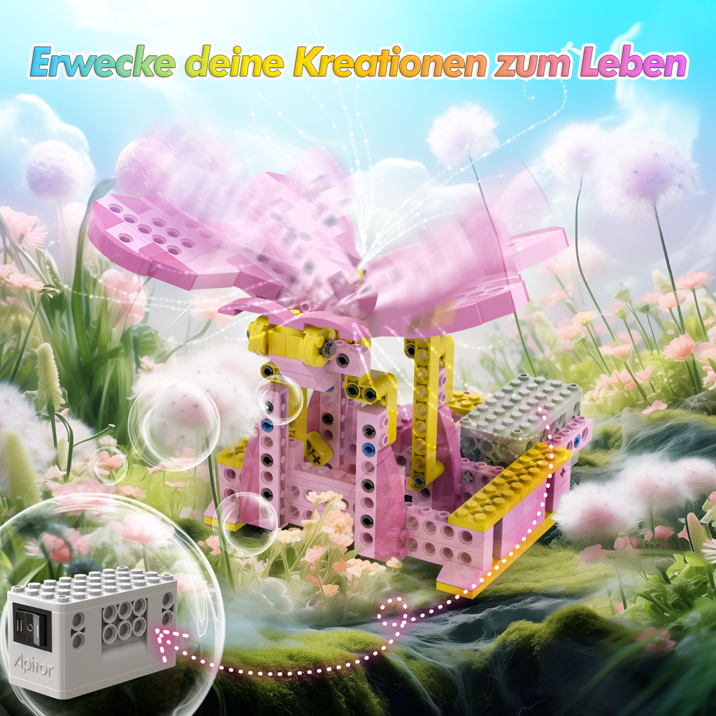 Apitor Robot G - 8-in-1 Roboter Bausatz, 298 Teile, mit oder ohne Box
