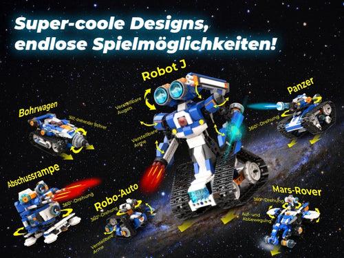 Apitor Robot J robot kit - 6-in-1, 480 pieces, various versions
