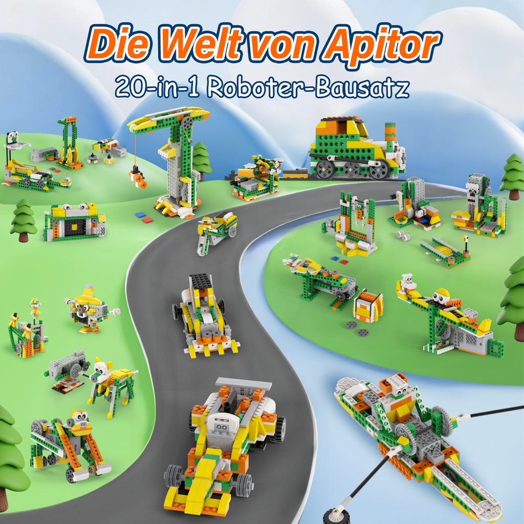 Apitor Robot Q educational robot - 20 models, programmable, with or without box