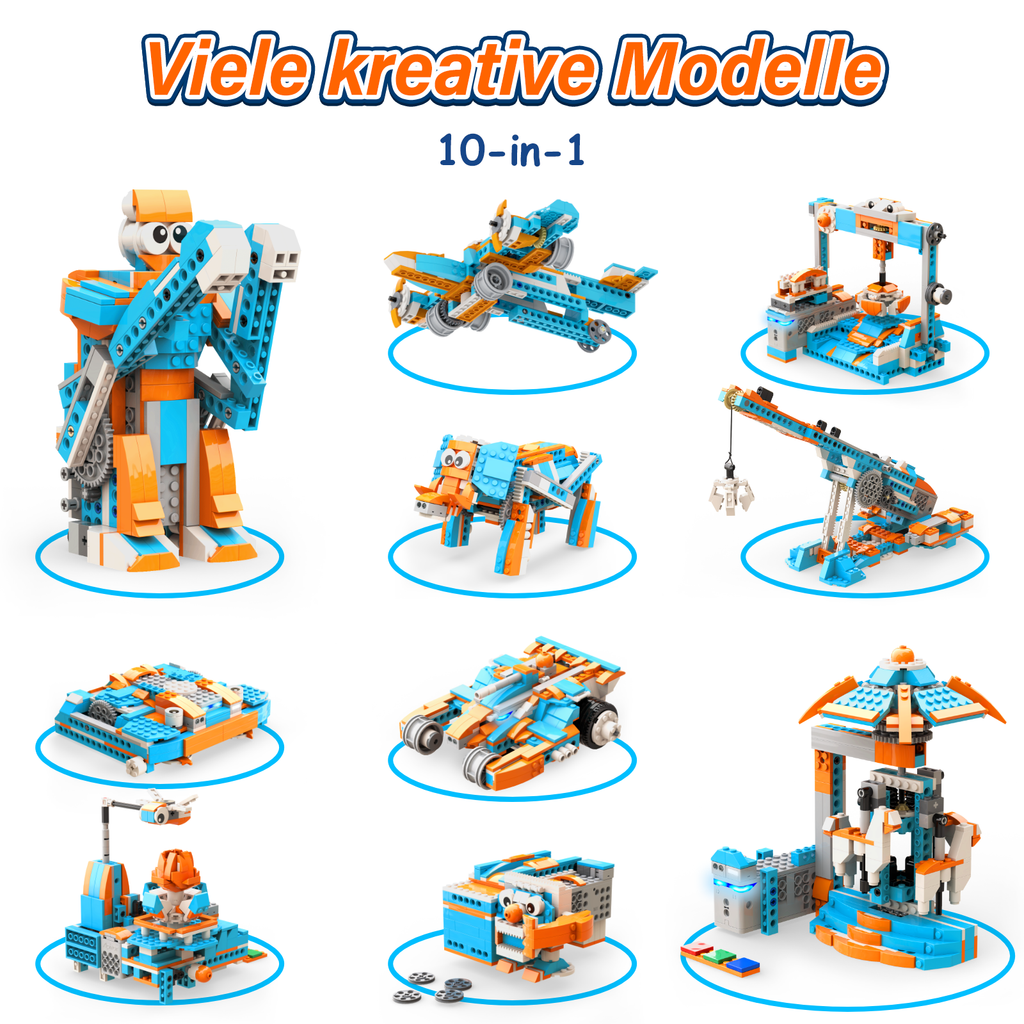 Master-Apitor Robot S - 10-in-1-leerrobotkit (middelbaar niveau)