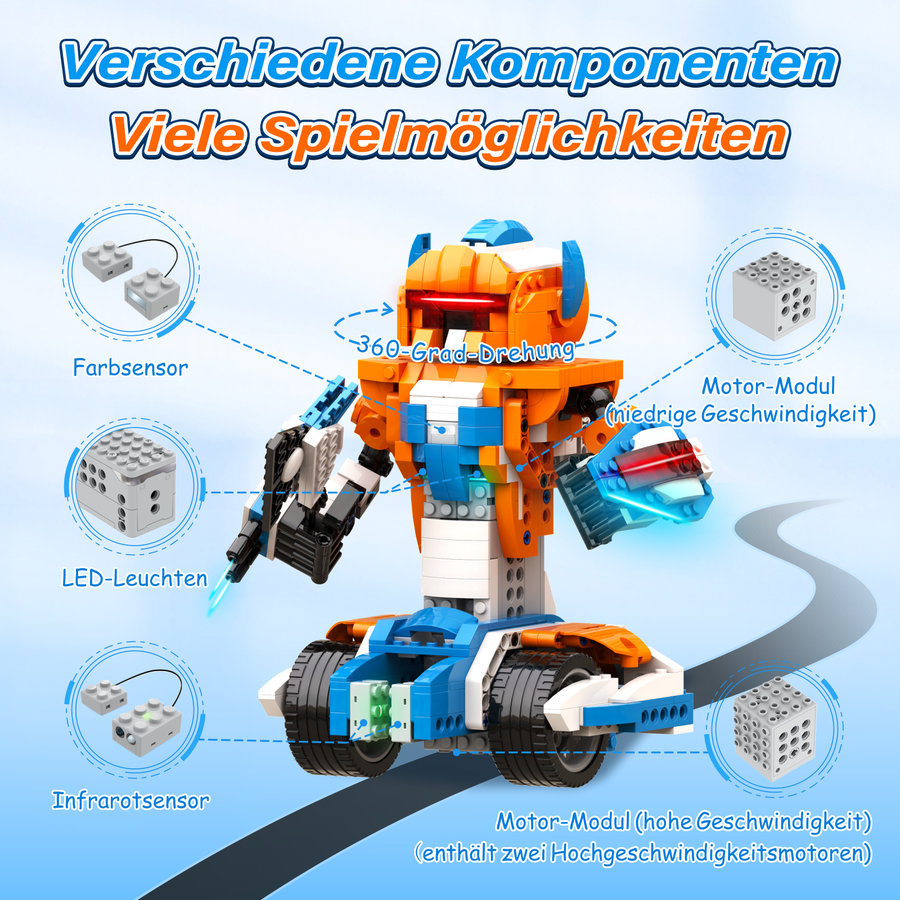 Master-Apitor Robot X - kit robot educativo 12-in-1 per utenti avanzati