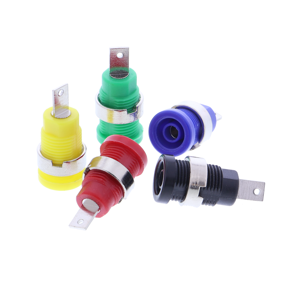 Master-presa per connettori a banana da 4mm - diversi colori