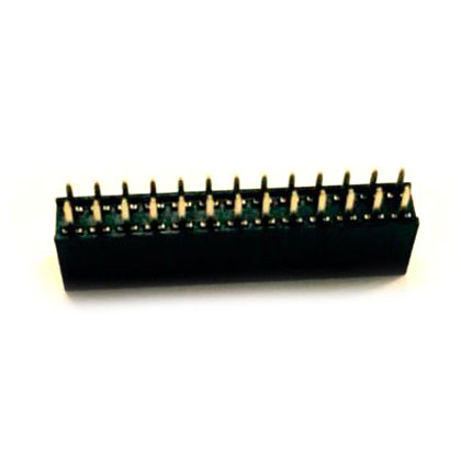 Female header 2.0 mm - 2-row, 3 mm pin length, 2x5 to 2x40 pins