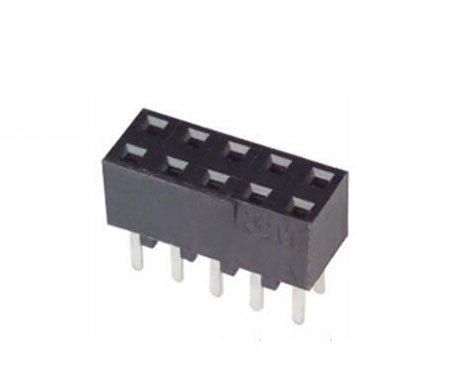 Barretta di connettori femmina 2,0 mm - a 2 file, lunghezza pin 3 mm, da 2x5 a 2x40 pin