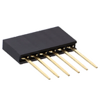 Master-Fila di connettori femmina 2.54 mm, lunghezza pin 11 mm - 1x 4P/ 6P/ 8P/ 10P