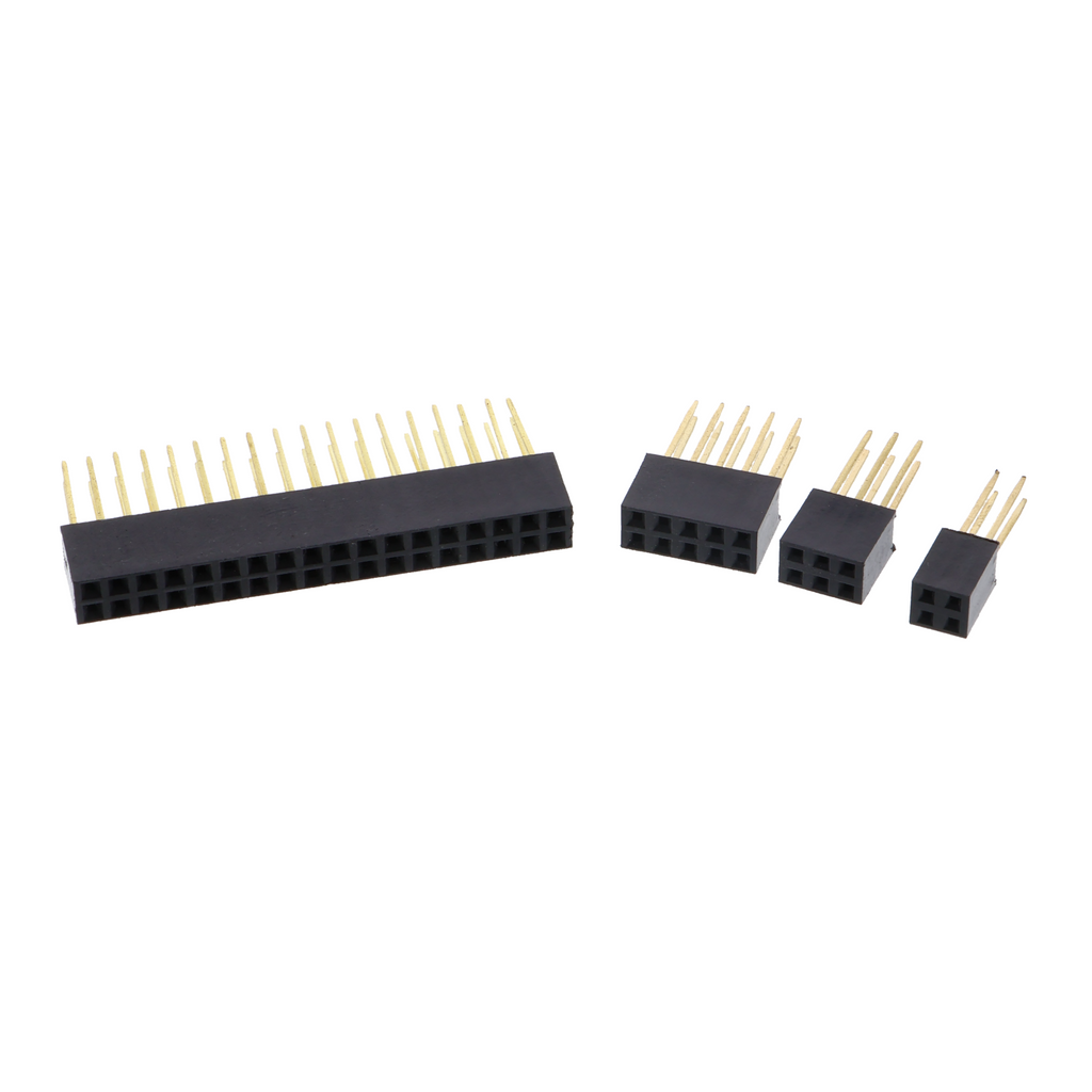 Connettore a pettine femmina Master 2,54 mm, lunghezza pin 11 mm - 2x 2P/ 3P/ 5P/ 18P