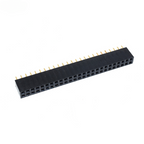 Master-Buchsenleiste 2.54mm, 2-reihig, 3mm Pinlänge - F23108073 - Funduino