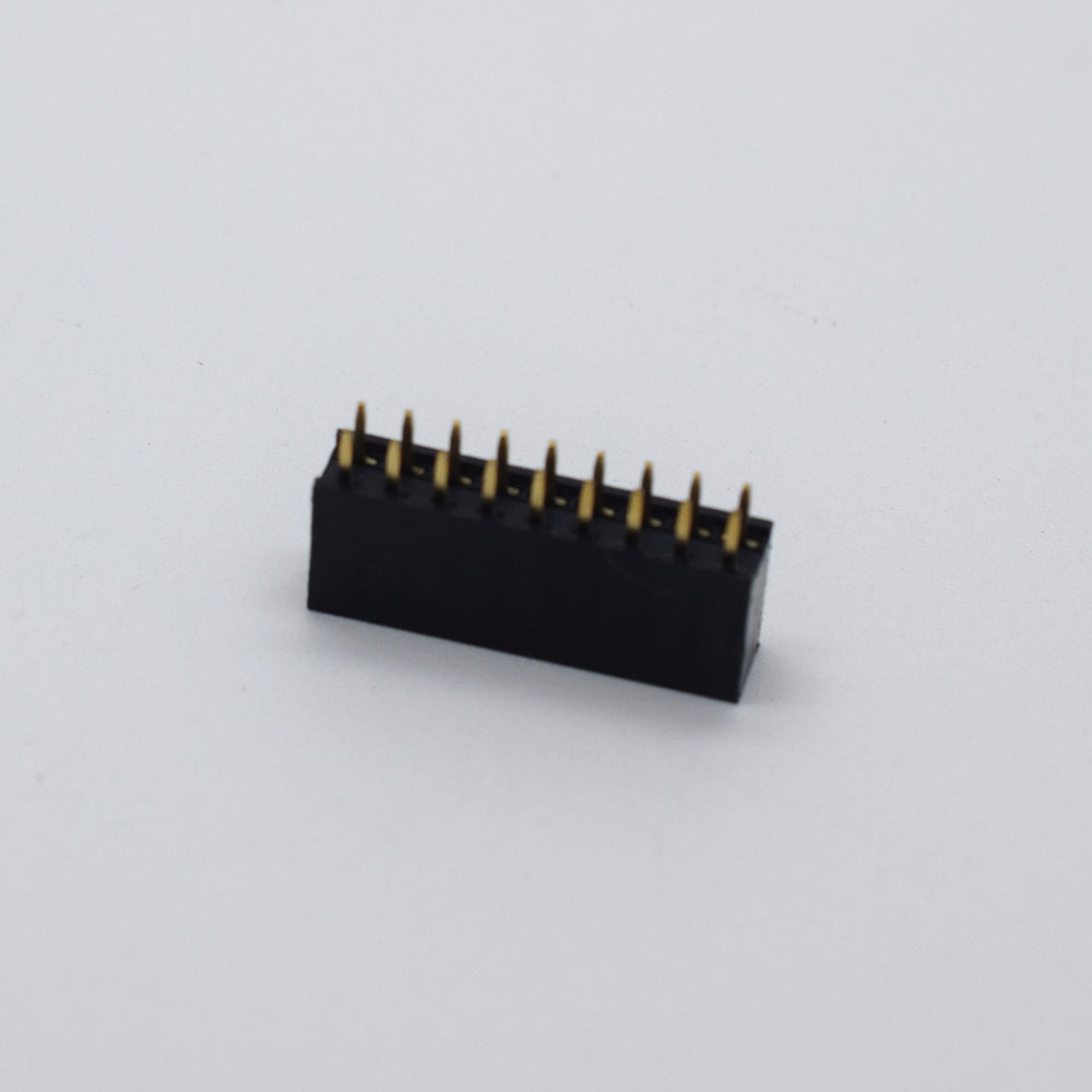 Master-Buchsenleiste 2.54mm, 2-reihig, 3mm Pinlänge - F23108074 - Funduino