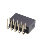Buchsenleiste 2,54 mm - haaks 90°, tweerijig, 5- en 6-polig