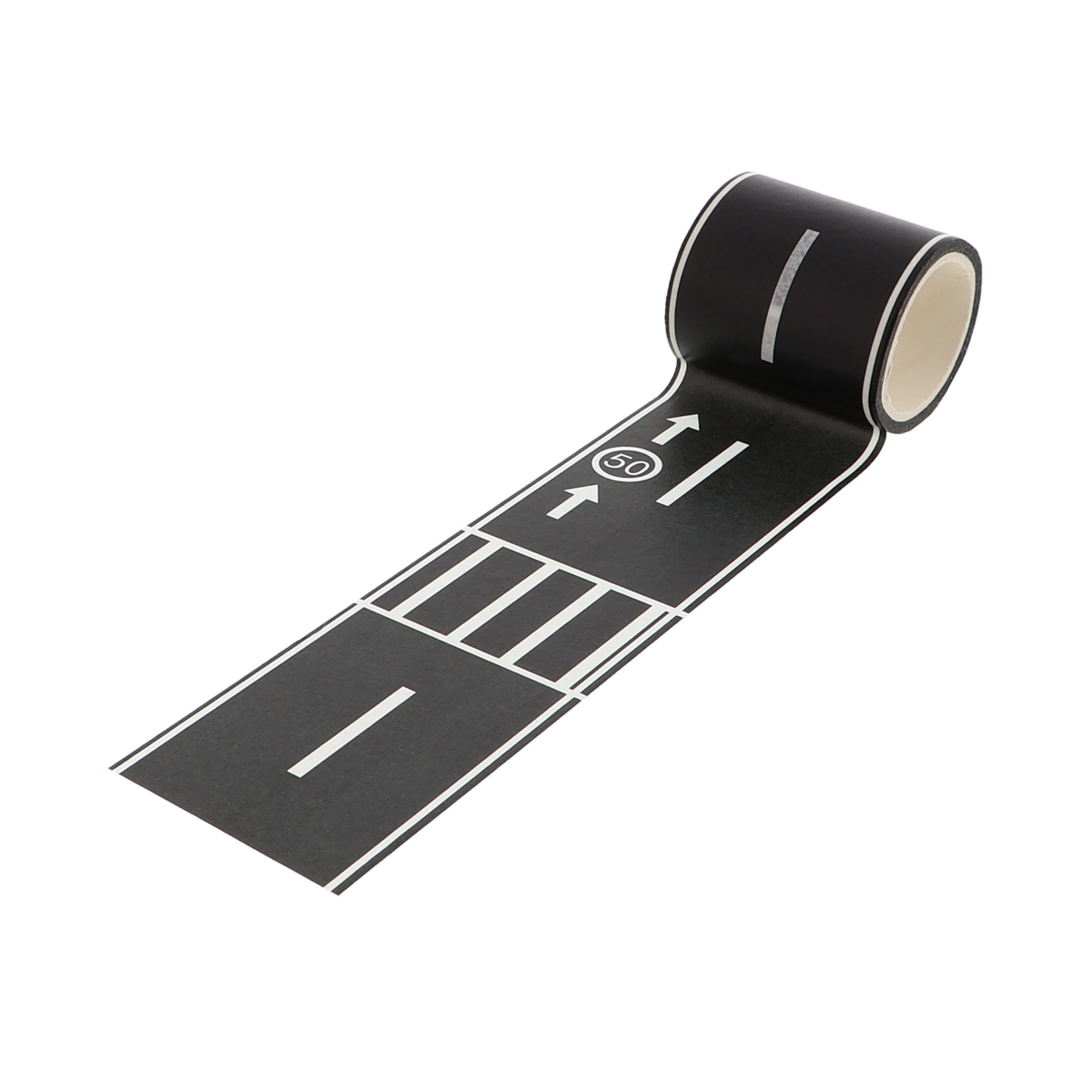 Master-DIY-baanplakband 48mm, 5m / stickers voor straatbochten