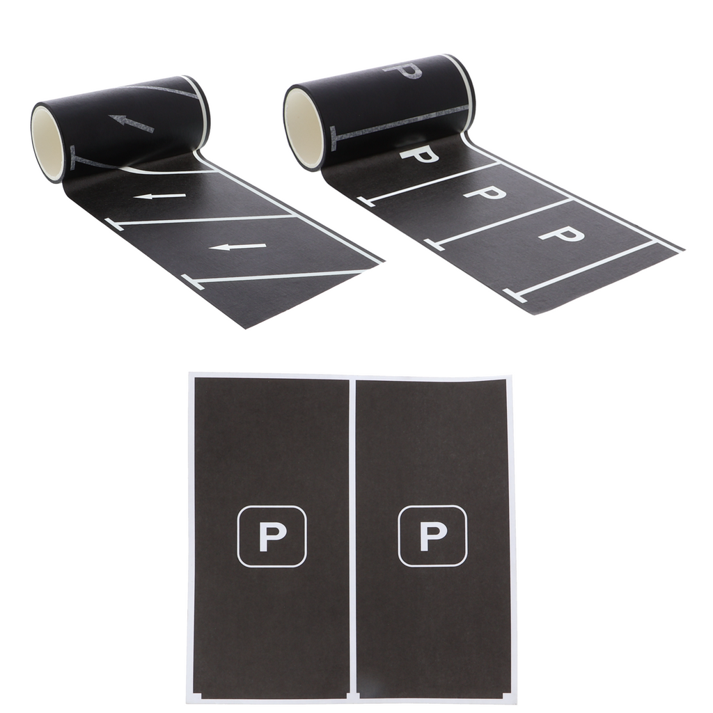 Parkstreifen Klebeband - Stickerbogen selbstklebend, verschiedene Ausführungen