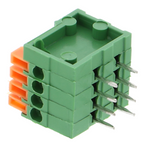 PCB terminal block 2.54 mm - spring terminal block for PCBs, 1- to 8-pole