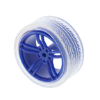 Cerchio / ruota / pneumatico Master da 65mm per motoriduttori TT