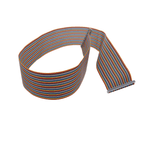 Master-Flachbandkabel 2,54?mm Raster / 118cm / 30cm – 64-polig, Rainbow Ribbon mit IDC-Buchsen - F23105787 - Funduino