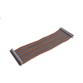 Master-Flachbandkabel 2,54?mm Raster / 118cm / 30cm – 64-polig, Rainbow Ribbon mit IDC-Buchsen - F23105787.1 - Funduino