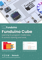 Funduino Cube, Arduino-compatible learning system & development board