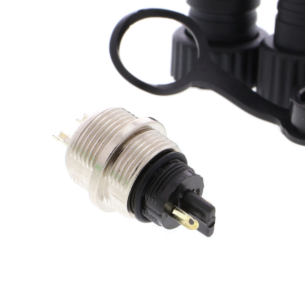 GX16 circular connector - plug and socket, IP67, 2- to 4-pin