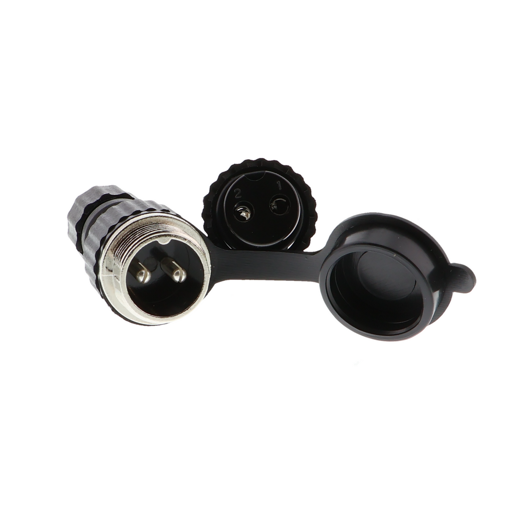 GX16 circular connector - plug and socket, IP67, 2- to 4-pin