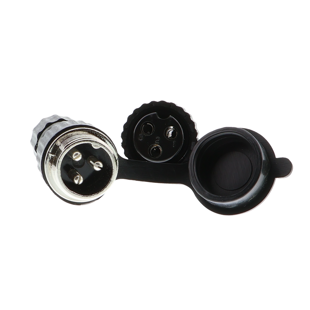 GX16 circular connector - plug and socket, IP67, 2- to 4-pin