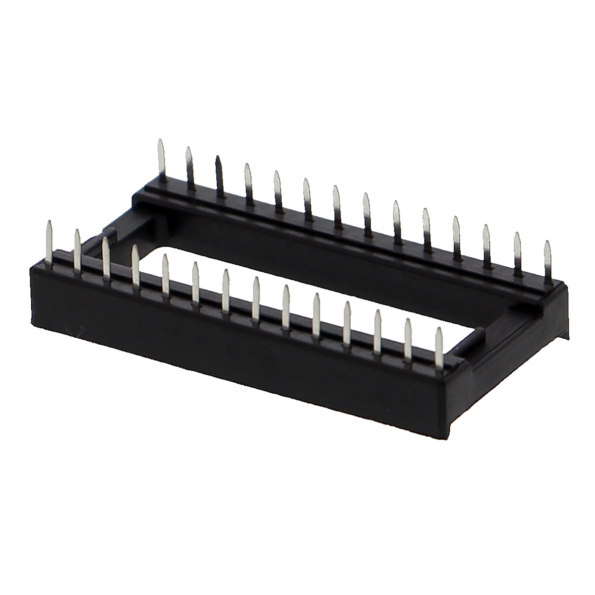 IC-Sockel DIP - doppelte Federkontakte, 15,24 mm Reihenabstand, 24- bis 28-polig