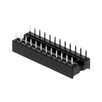 Master-IC-voet, DIP-voet met dubbele veercontacten - 6P tot 24P, rijafstand 7.62mm