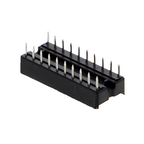 Master-IC-voet, DIP-voet met dubbele veercontacten - 6P tot 24P, rijafstand 7.62mm
