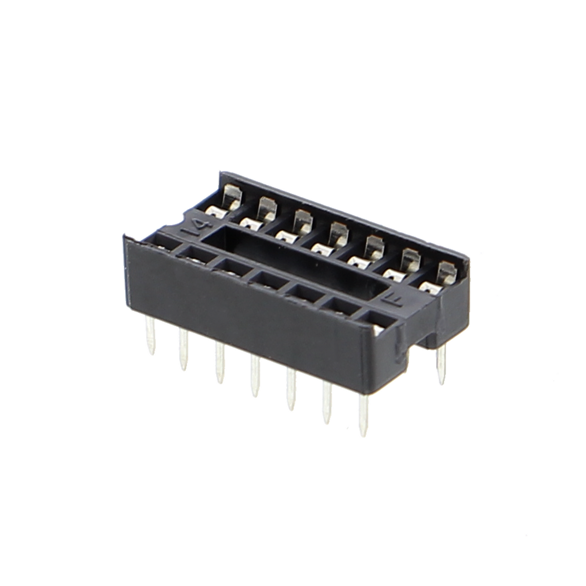 IC-Sockel DIP - doppelte Federkontakte, 7,62 mm, 6- bis 24-polig