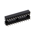 Master-IC-voet, DIP-voet met dubbele veercontacten - 6P tot 24P, rijafstand 7.62mm