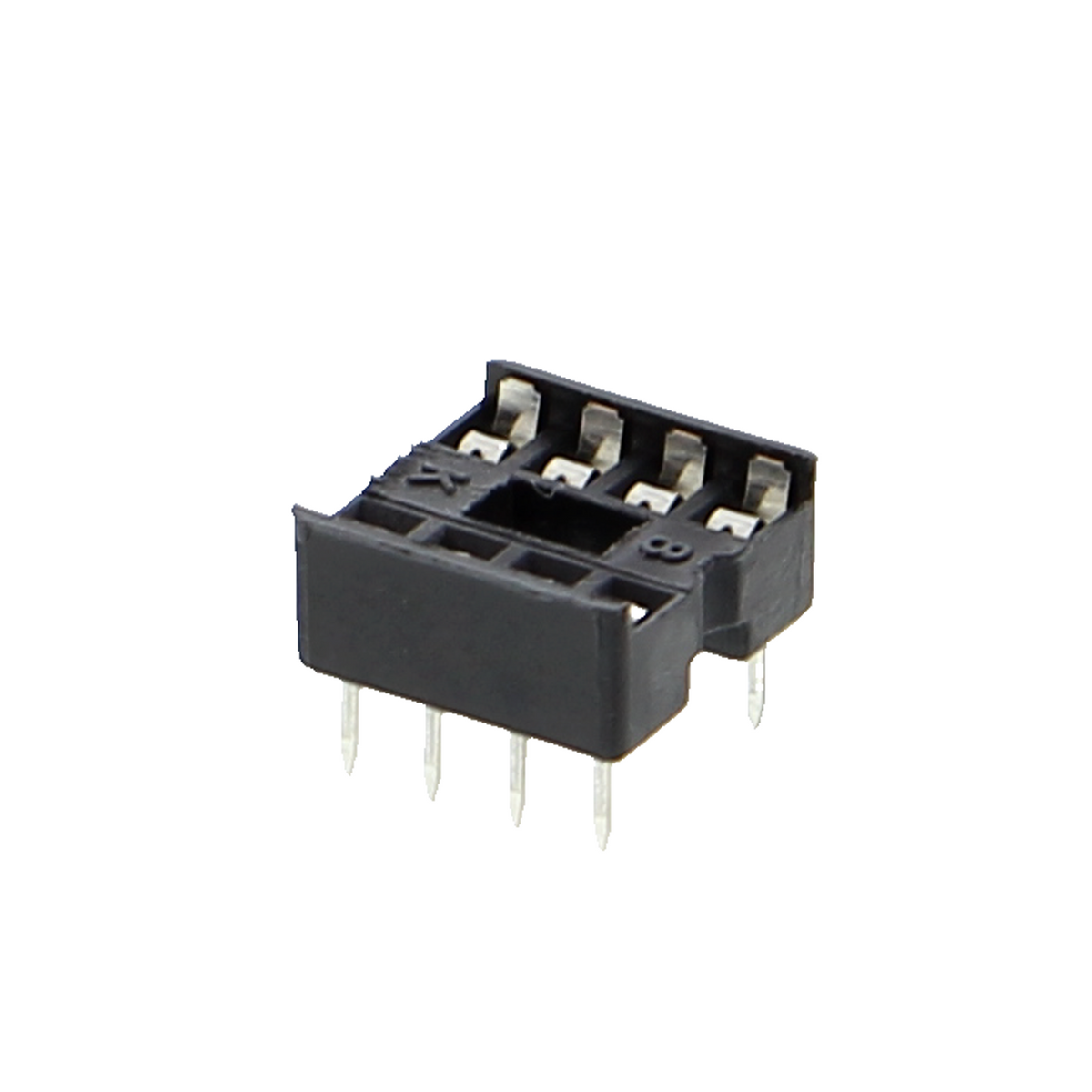 Master-IC-voet, DIP-voet met dubbele veercontacten - 6P tot 24P, rijafstand 7.62mm