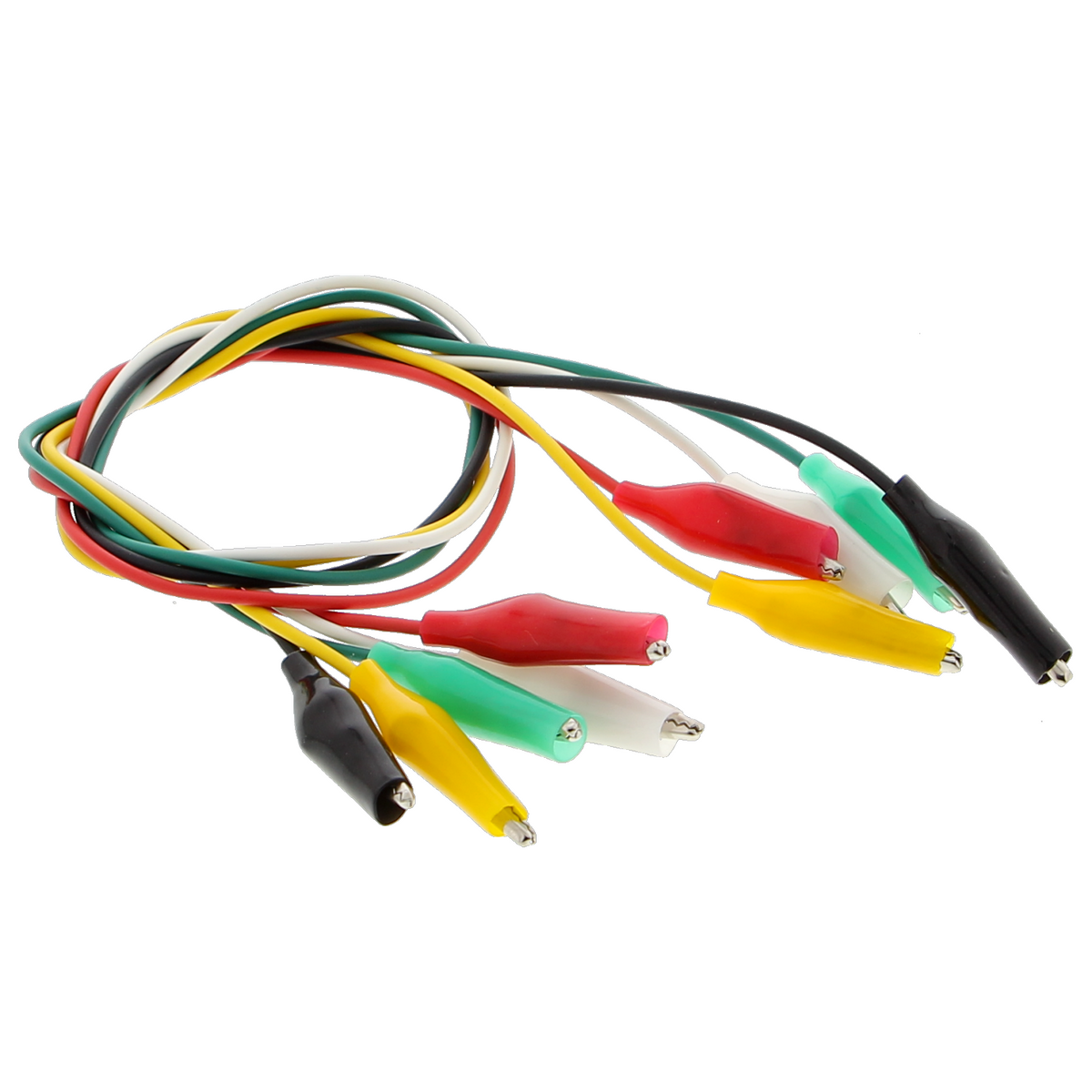 Krokodilklemmenkabel - verschiedene Farben, 5- oder 10-teilig