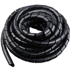 Master - tubo espiral para cables, negro, varios diseños