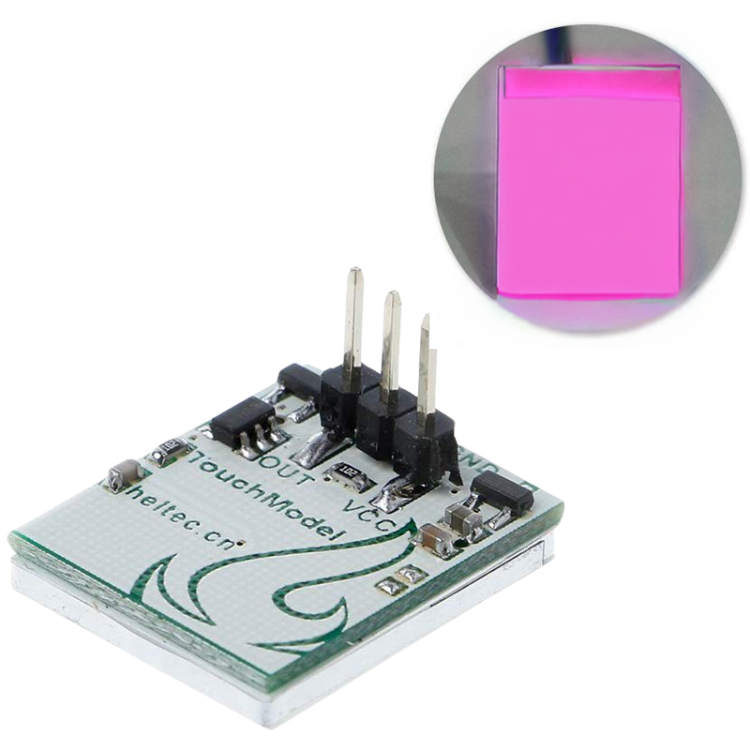 Kapazitiver Schalter mit LED - Touchsensor, verschiedene Farben