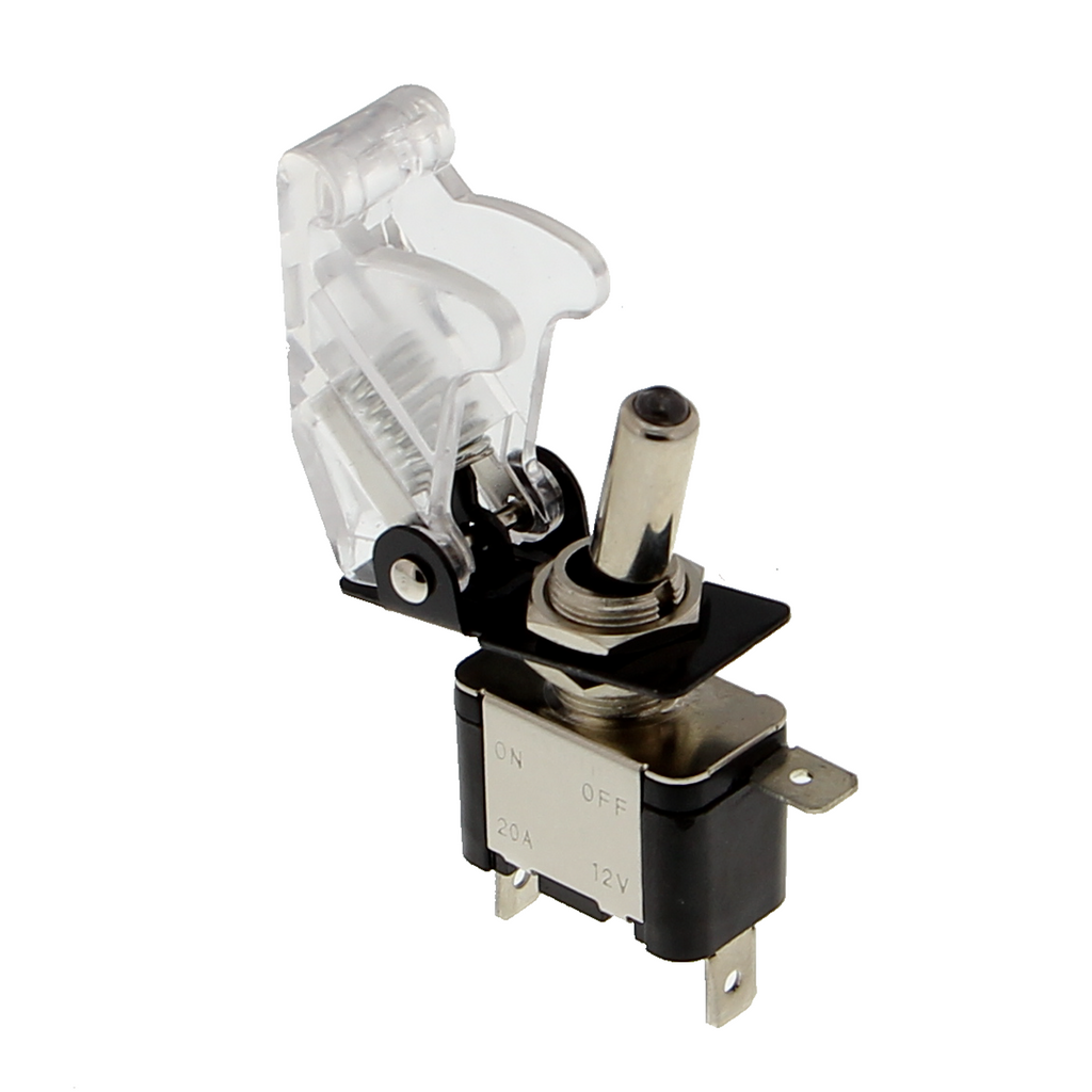 Master-tuimelschakelaar / rockerswitch 12V 12A, ledverlicht