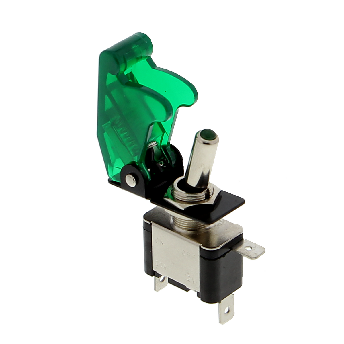 Master-tuimelschakelaar / rockerswitch 12V 12A, ledverlicht