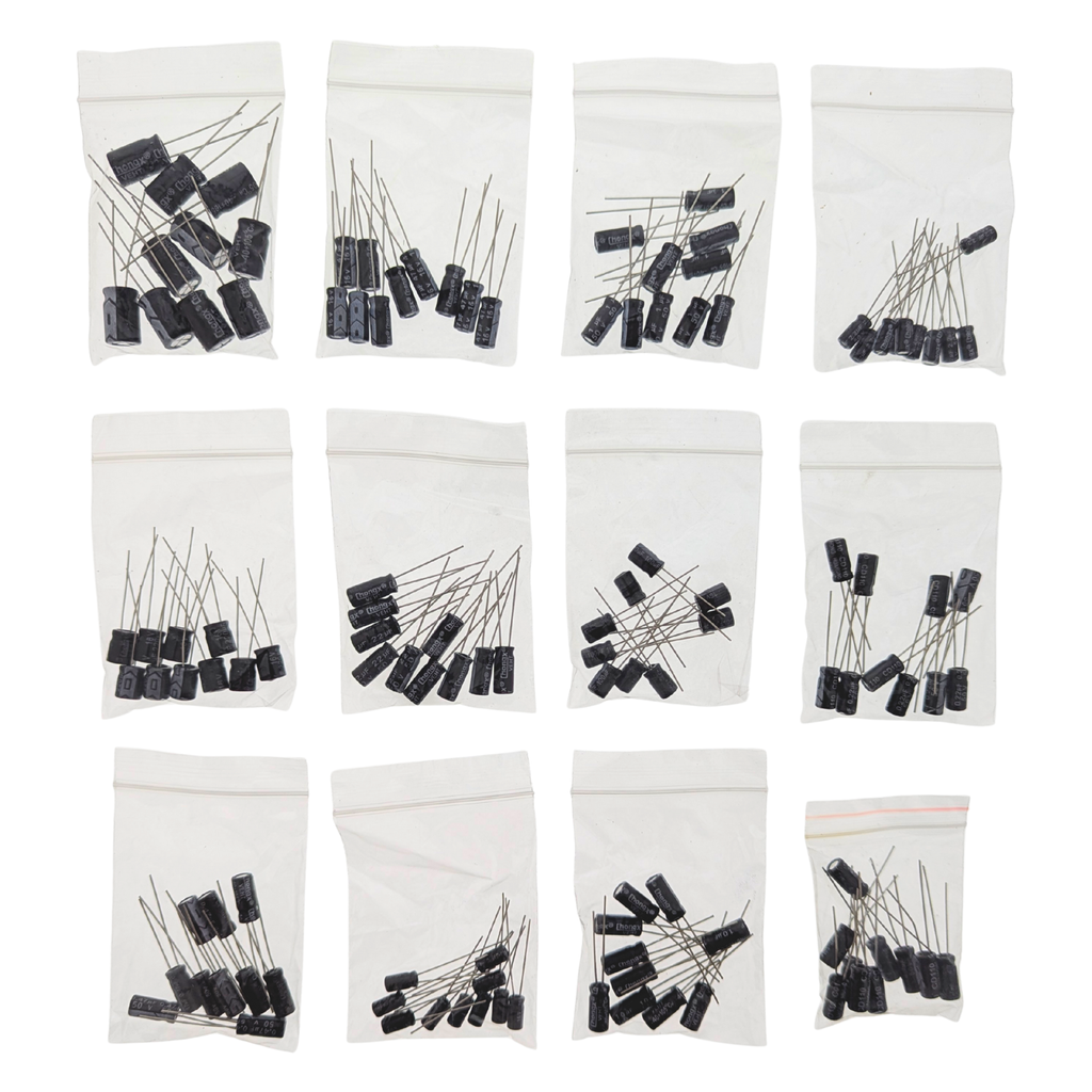 Set de componentes Master de 1390 piezas - diodos, resistencias, transistores y condensadores