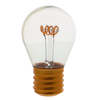 LED decorative lamp - glass bulb shape, USB battery, various designs