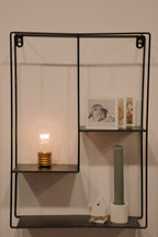 LED decorative lamp - glass bulb shape, USB battery, various designs