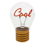 LED decorative lamp - glass bulb shape, USB battery, various designs