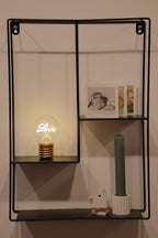 LED decorative lamp - glass bulb shape, USB battery, various designs