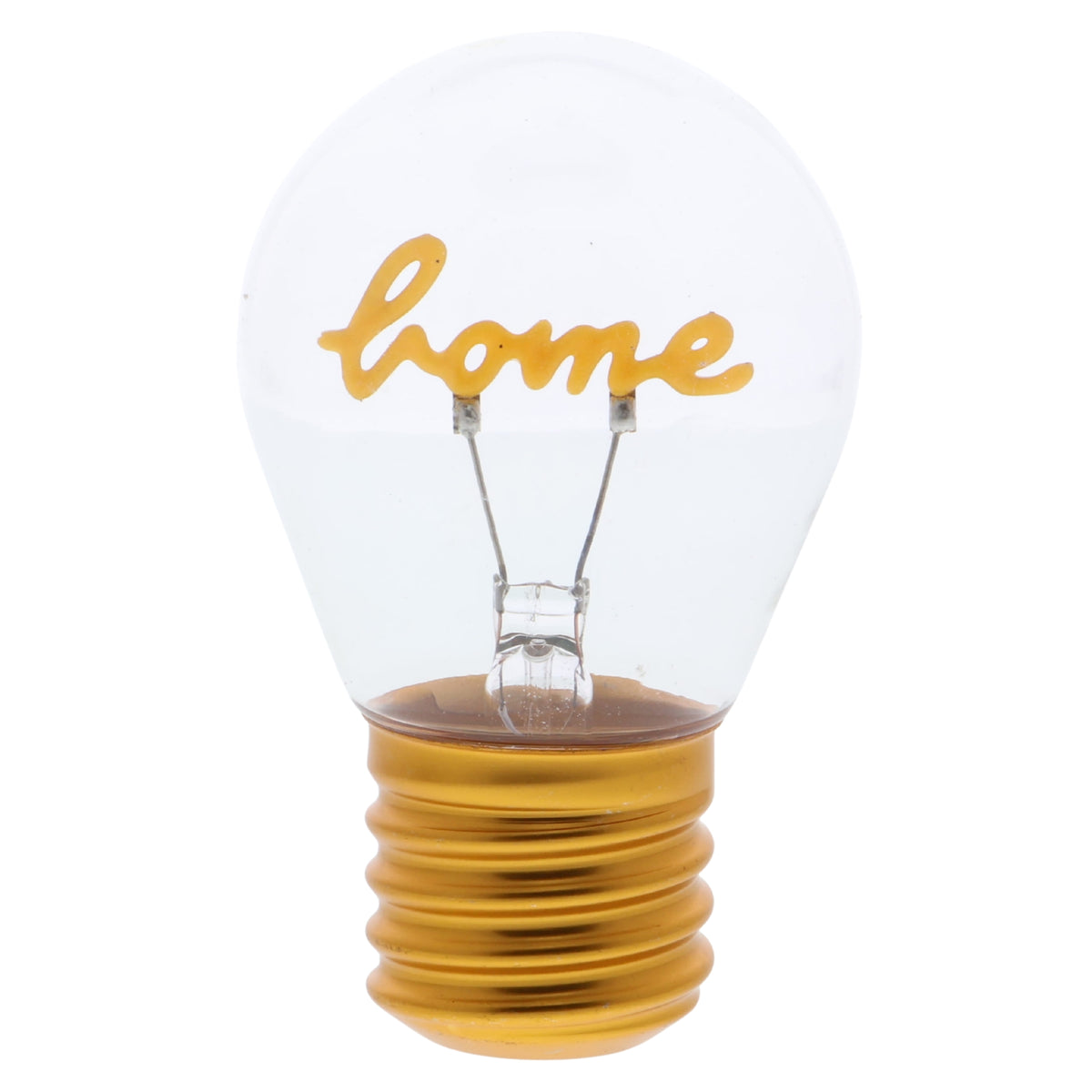 LED decorative lamp - glass bulb shape, USB battery, various designs