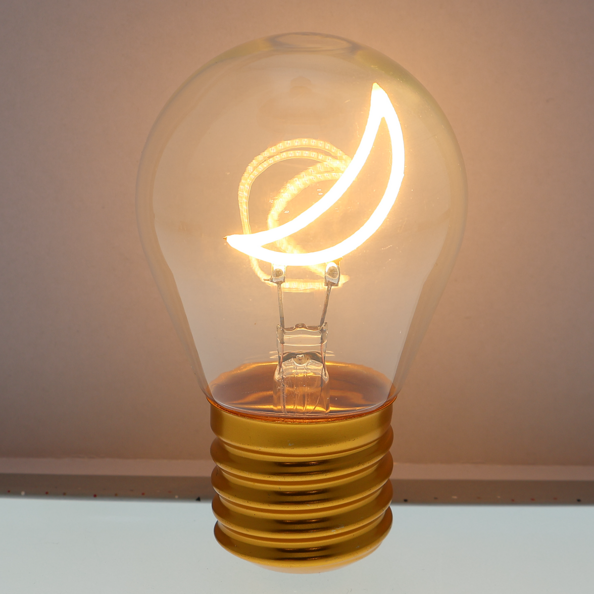 LED decorative lamp - glass bulb shape, USB battery, various designs