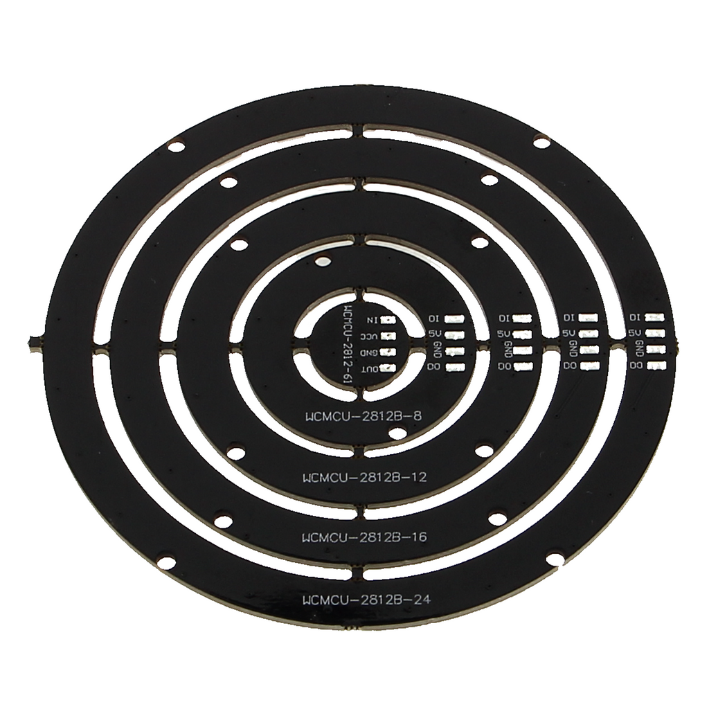 Master-anello LED WS2812B - varie dimensioni - anelli rimovibili