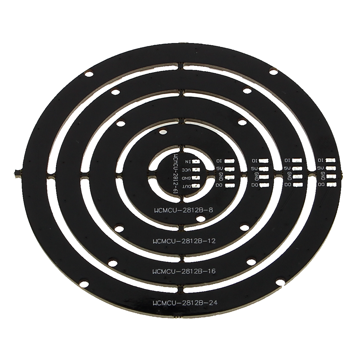Master-anello LED WS2812B - varie dimensioni - anelli rimovibili