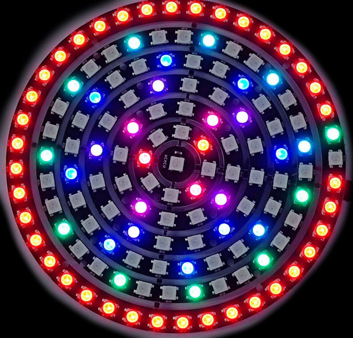 Master-anello LED WS2812B - varie dimensioni - anelli rimovibili