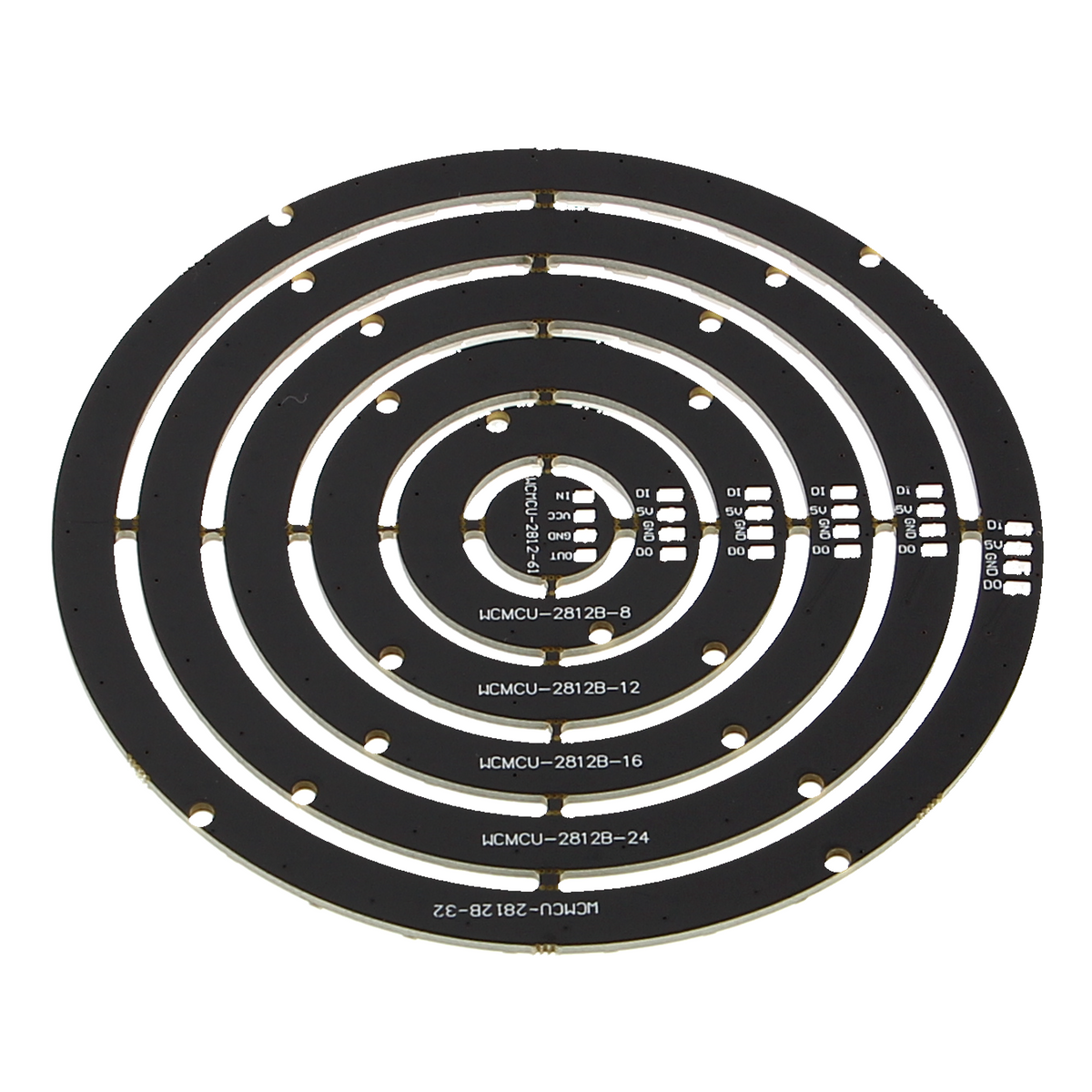 Master-anello LED WS2812B - varie dimensioni - anelli rimovibili