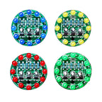 LED chaser soldering exercise - kit, various colors