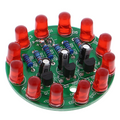 Master-LED Lauflicht Lötübung - diverse Farben zur Auswahl - F23108217 - Funduino